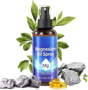 Pure Magnesium Oil Spray Magnesium Oil Spray for Feet 100% Organic Magnesium - Picture 1 of 7