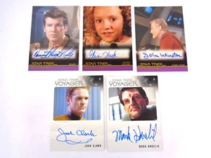 Star Trek Voyager Rittenhouse Karta z autografem Podpisani bohaterowie i złoczyńcy - Zdjęcie 1 z 7