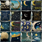 I Love You to The Moon and Back Stars Inspirational Pillow Case Cushion Covers