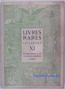 Livres rares Catalogue XI Gumuchian 1929 - Imagen 1 de 5