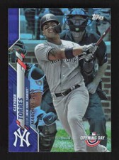 Gleyber Torres  2020 Topps Opening Day Blue Foil  New York Yankees #186