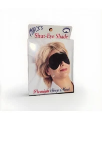 New Mack’s Shut-Eye Shade Premium Sleep Mask W/1 Pair Earplugs Soft Cushioned - Picture 1 of 2