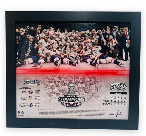 Washington Capitals 2018 Stanley Cup Champions Framed 15" x 17" Collage Cover