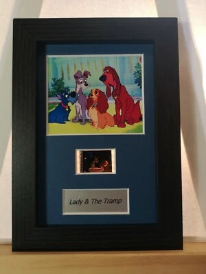 EVERYBODY WANTS 1 Lady & The Tramp 6"x4" Genuine 35mm Film Cell Display Framed or Unframed