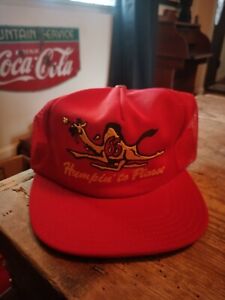 Chapeaux de camionneur rouge « Humpin To Please » Campbell 66 ROUGE en maille  
