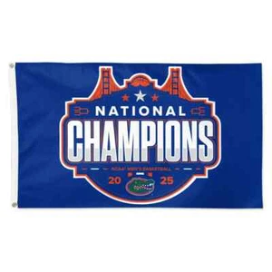 Bandera/bandera universitaria de la NCAA de los campeones de la final de los Florida Gators 2025 para hombre - Imagen 1 de 1