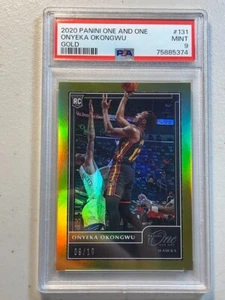 Onyeka Okongwu PSA 9 2020-21 Panini One and One /10 Gold Rookie RC #131 - Picture 1 of 2