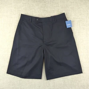 Alan Flusser Golf Chino Shorts Herren 34 vorne flach bügelfrei feuchtigkeitsableitend schmutzabweisend - Bild 1 von 11