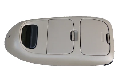 Ford F-150 1997-2003 almacenamiento superior cubby consola pantalla brújula bronceado claro Foto 1 de 4