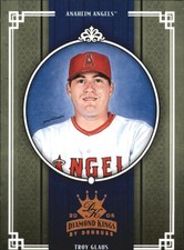 2005 Diamond Kings Bronze Anaheim Angels Baseball Card #4 Troy Glaus/100