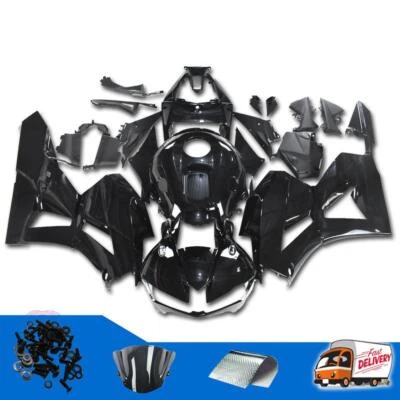 Fairing Kit +Bolts For Honda CBR600RR 2013-2025 Glossy Black Injection Bodywork - Image 1 of 4