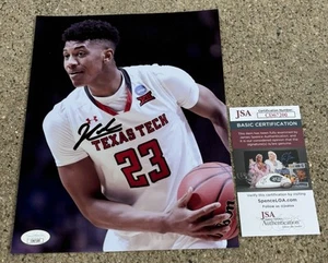 JARRETT CULVER Texas Tech SIGNED 8x10 Photo JSA COA Red Raiders Basketball - Picture 1 of 2