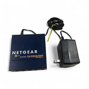 Netgear ProSafe 5 Port 10/100 Mbps Fast Ethernet Desktop Switch Model FS105 - Picture 1 of 11