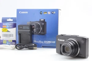 MINT IN BOX Canon PowerShot SX280 HS Black 12.1MP GPS WiFi Digital Camera JAPAN - Picture 1 of 12
