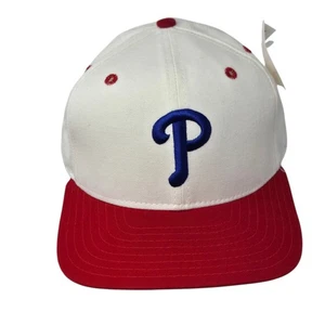 VTG New Era Philadelphia Phillies Pro Model Dupont Visor Snapback Hat 90's NWT - Picture 1 of 9