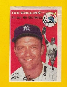 67715 1954 Sports Illustrated Paper HAND CUT Joe Collins Yankees - Bild 1 von 4