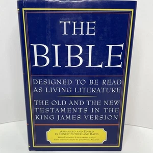 The Bible Designed To Be Read As Living Literature Bates HC DJ- Very Good - Picture 1 of 11