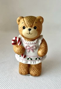 Candy Cane Orso di Natale 1985 Enesco Lucy & Me Figurina Lucy Rigg - Foto 1 di 12