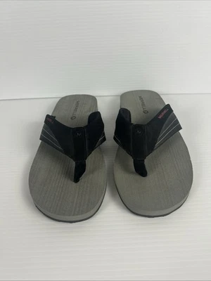 Merrell Performance Sandal Mens 11 Black Aurora Red Thong Flip Flop Slide Shoe - Image 1 of 4