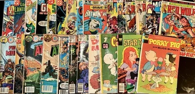 26 Mostly Bronze Age Comics Venom-Justice League-Casper-THOR-DC-Marvel-Charlton- - Image 1 of 4