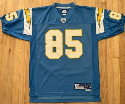 Camiseta De Colección LA Los Angeles Charger NFL Antonio Gates 85 Talla M/M Azul Polvo Foto 1 de 4