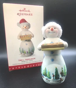 2016 Hallmark Keepsake TINA L. TINSELBAUM Snowtop Lodge Ornament 12th In Series - Picture 1 of 17