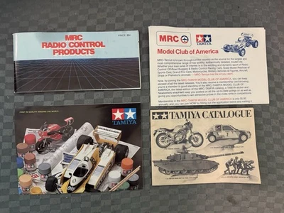 Vintage Tamiya MRC Catalogue And Advertisements Great For The Collector!  - Image 1 of 4
