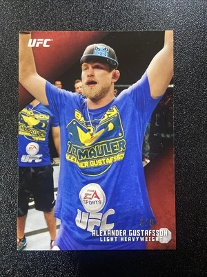 2015 Topps UFC Knockout Alexander Gustafsson Ruby /8 #94 - Image 1 of 3