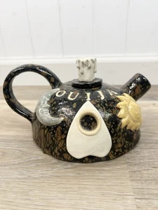 Quija Ceramic Teapot Decor Goth Tarot Witchy Planchette Pentagram Moon *Read - Picture 1 of 20