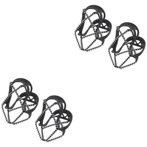 2 Pairs Outdoor Crampon Shoe Cover Grips for Ice Equipment - Picture 1 of 12
