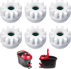 6 Pezzi Ricambi Spin Mop, Spin Mop Bucket Cuscinetto Frizione Ingranaggio Ricambio - Foto 1 di 1