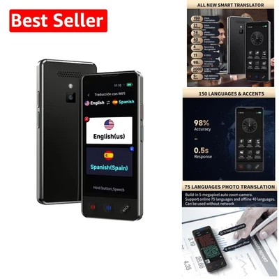 2025 AI Language Translator: 150 Languages, No WiFi, Instant Voice Translation - Image 1 of 4