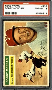 1956 Topps #337 Bobby Morgan - PSA 8 - Bild 1 von 2