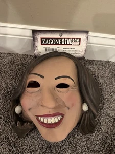 Kamala Harris Mask - Rubber Latex - Politician - Deluxe Costume Accessory - Picture 1 of 5
