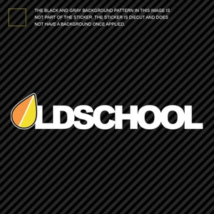 Calcomanía troquelada de insignia de la vieja escuela autoadhesiva vinilo jdm koleshiya skool - Imagen 1 de 1