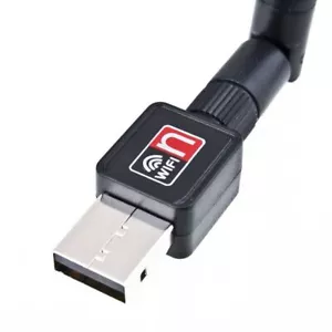 Stick PC Card Wireless LAN Dongle Computer Mini Adapter Antenna USB Wifi - Photo 1/4