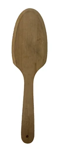 Ancienne pagaie à beurre en bois - Photo 1/7