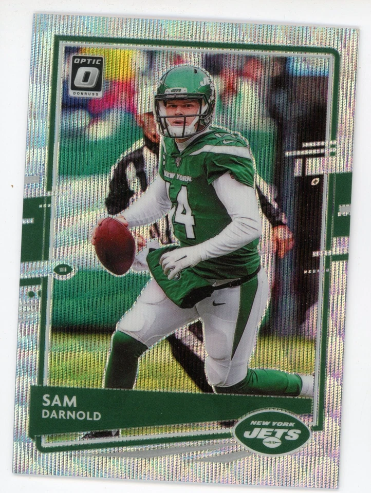 2020 Panini Donruss Optic Sam Darnold Silver Wave Prizm #76 #169/199 Jets - Image 1 of 1
