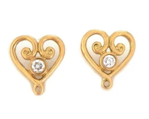 Tiffany & Co. Picasso Venezia Goldonni Diamond 18k Yellow Gold Earrings - Picture 1 of 6