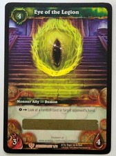 Eye of the Legion - Wow TCG (INV1860) - Unscrached Mint Loot Card!!