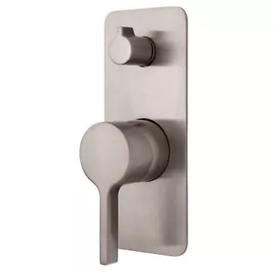 Fienza Sansa Shower Wall Diverter Mixer Soft Square Plate 229102BN-2 - Bild 1 von 1