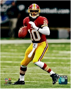 Foto de fútbol americano 8x10 Robert Griffin III-Washington Redskins/Commanders-con licencia - Imagen 1 de 1