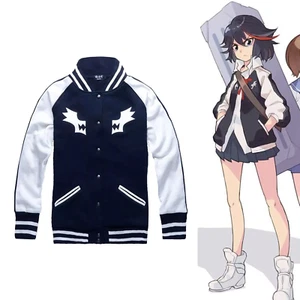 KILL LA KILL Black White Unisex Jacket Sweater Sweatshirt Costume Cosplay Sale - Picture 1 of 6