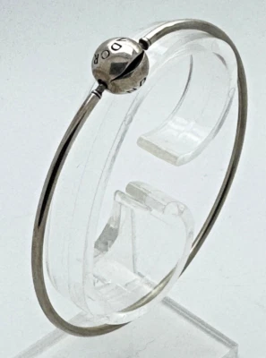 Original Pandora Beads Moments Armreif Silber Charms 6cm Silberarmreif   Nr.5p - Bild 1 von 3