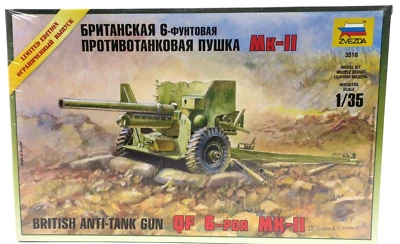 Kit Modelo Pistola Antitanque Británica Zvezda Edición Limitada 1/35 3518 Foto 1 de 4