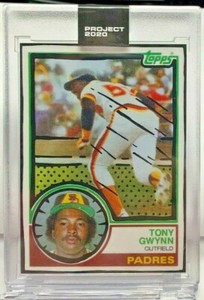 Topps PROJECT 2020 #64 - 1983 Tony Gwynn by Joshua Vides - Print Run SP /3368