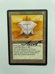 MTG ARTIST PROOF ANTIQUITIES ONULET SIGNED BY ANSON MADDOCKS ARTIFACT CREATURE - Picture 1 of 6