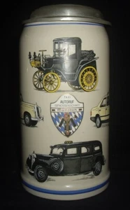 VINTAGE MERCEDES BENZ LIDDED BEER STIEN... HOMAGE TO PUBLIC TRANSPORT... TAXI'S - Bild 1 von 12