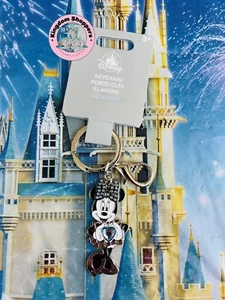 2024 DISNEY PARKS Minnie Mouse pietra nascita DICEMBRE portachiavi borsa ciondolo nuovo - Foto 1 di 1