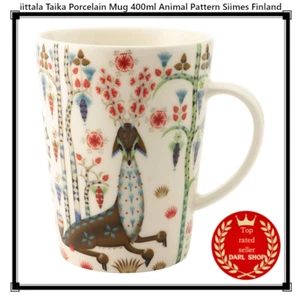 iittala Taika Porzellan Becher 400ml Tiermuster Siimes Finnland aus Japan Neu - Bild 1 von 10